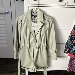 Brand New 7 for all Mankind Faux Letter Romper